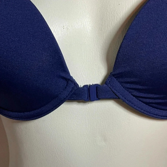 RBX Blue Racerback Padded Bra Size 34C - Picture 2 of 3